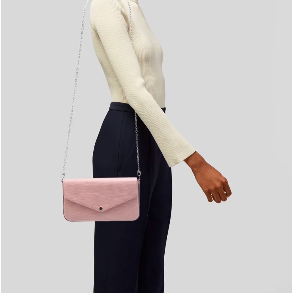 Felicie Pochette Pink Crossbody Bag in brand new condition
